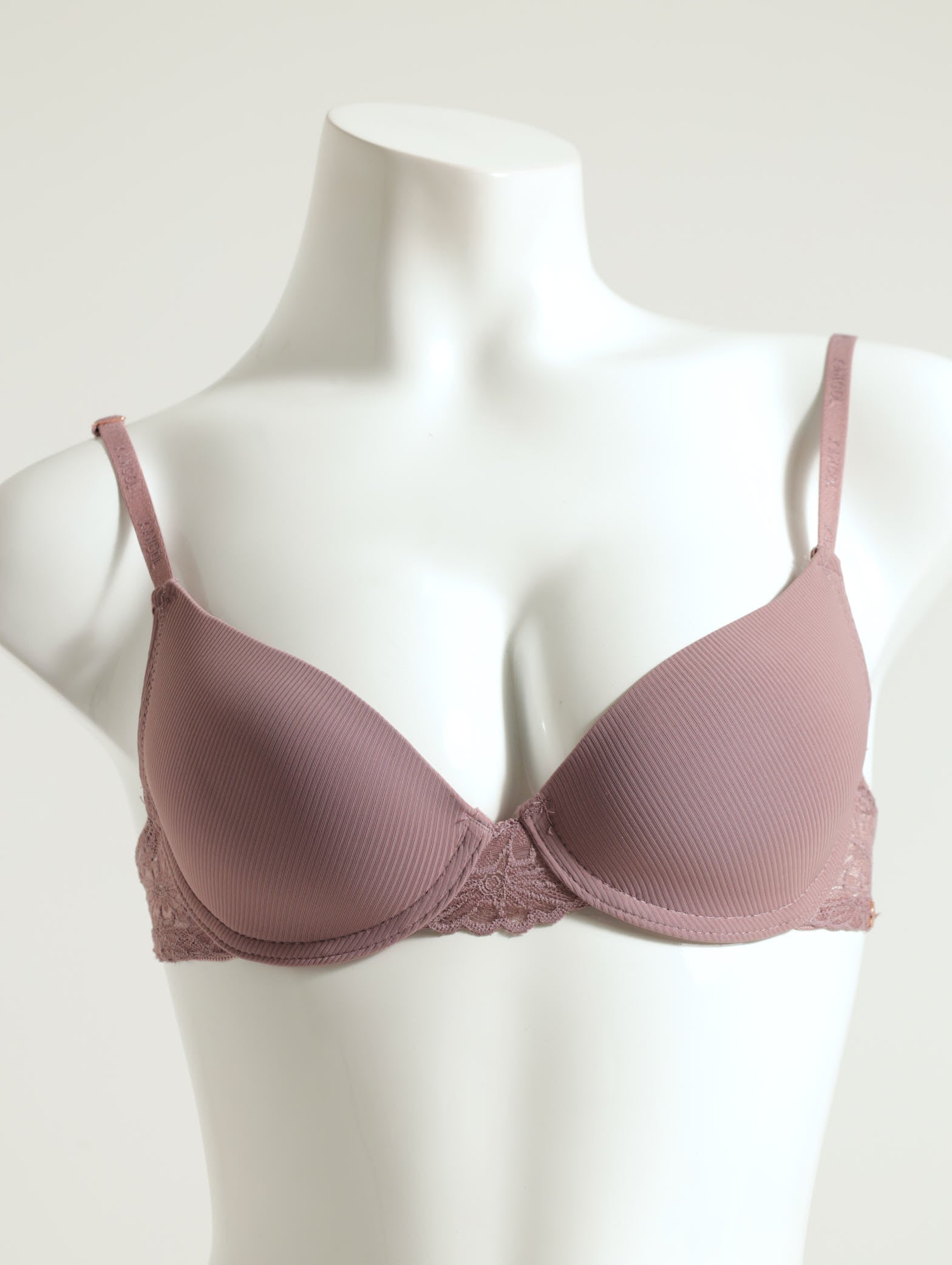 2 Pack Ribbed & Lace TShirt Bra Edgars Namibia