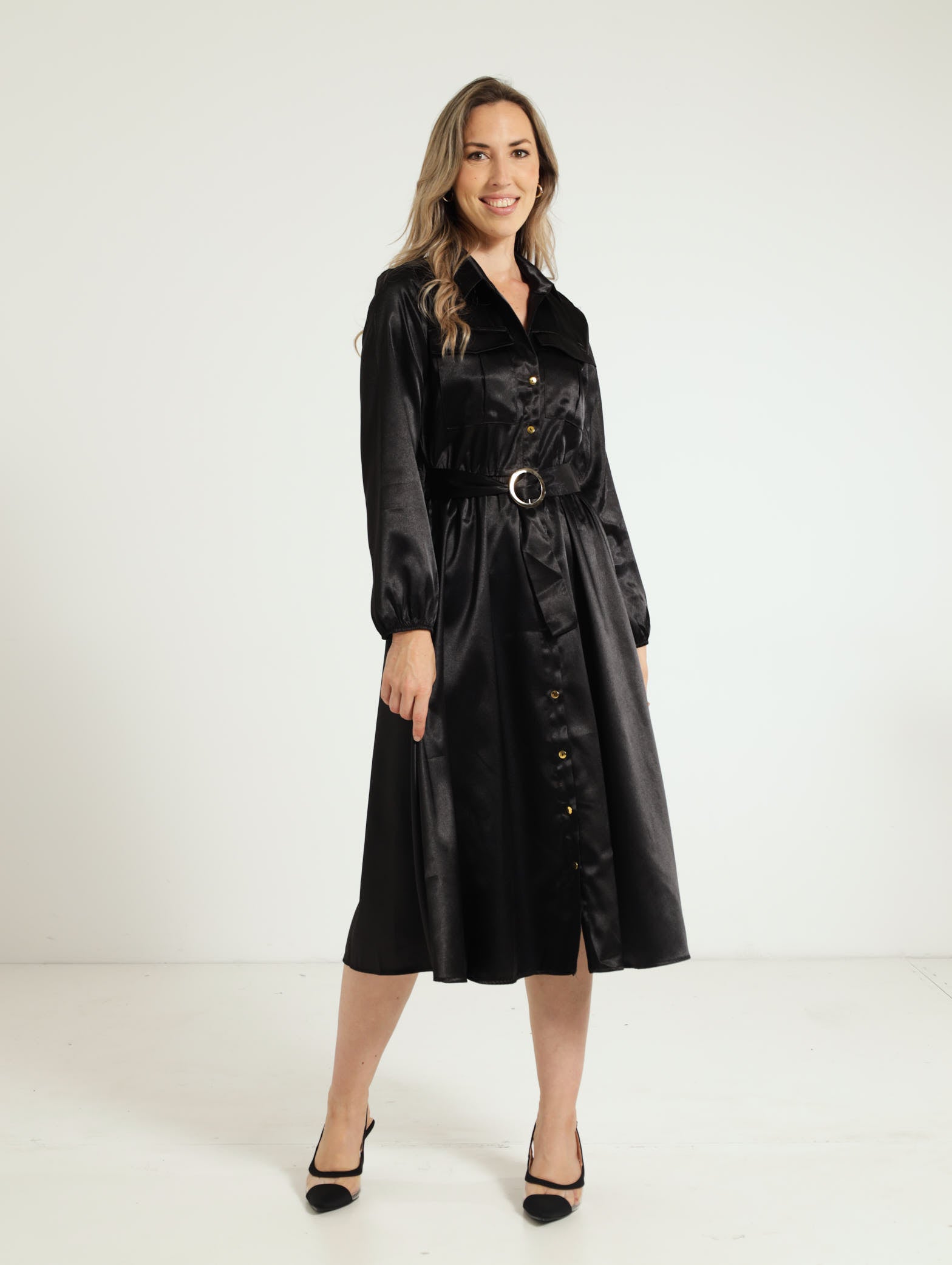 Utility Midi Dress Black Edgars Namibia