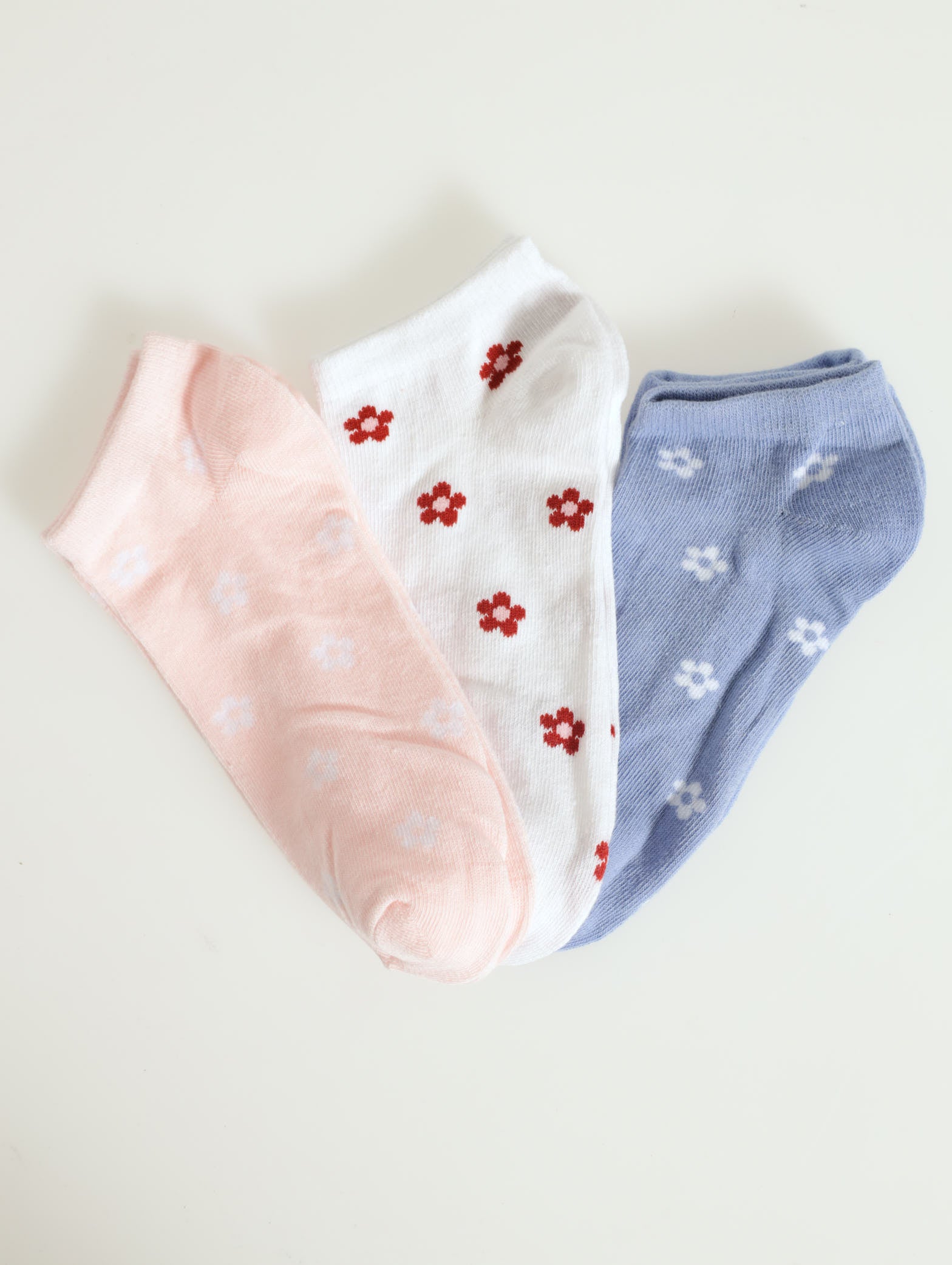 Ladies 3 Pack Floral Lowcut Sock Edgars Namibia