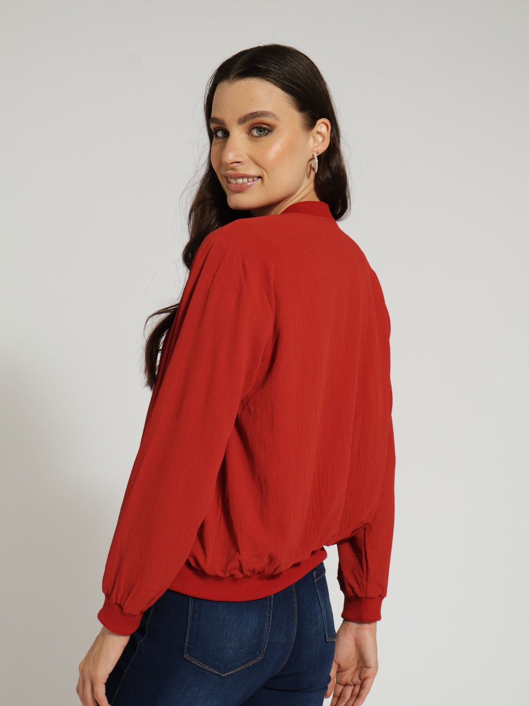 Plain Bomber Jacket Rust Edgars Namibia