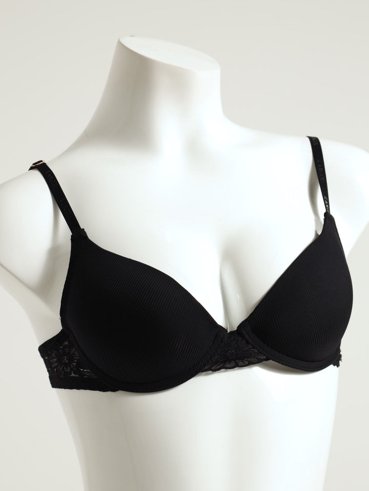 2 Pack Ribbed & Lace TShirt Bra Edgars Namibia