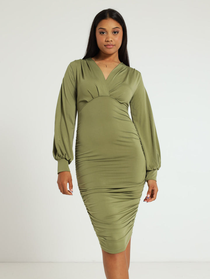 Ladies Long Sleeve Cutout Slinky Dress – Edgars Namibia