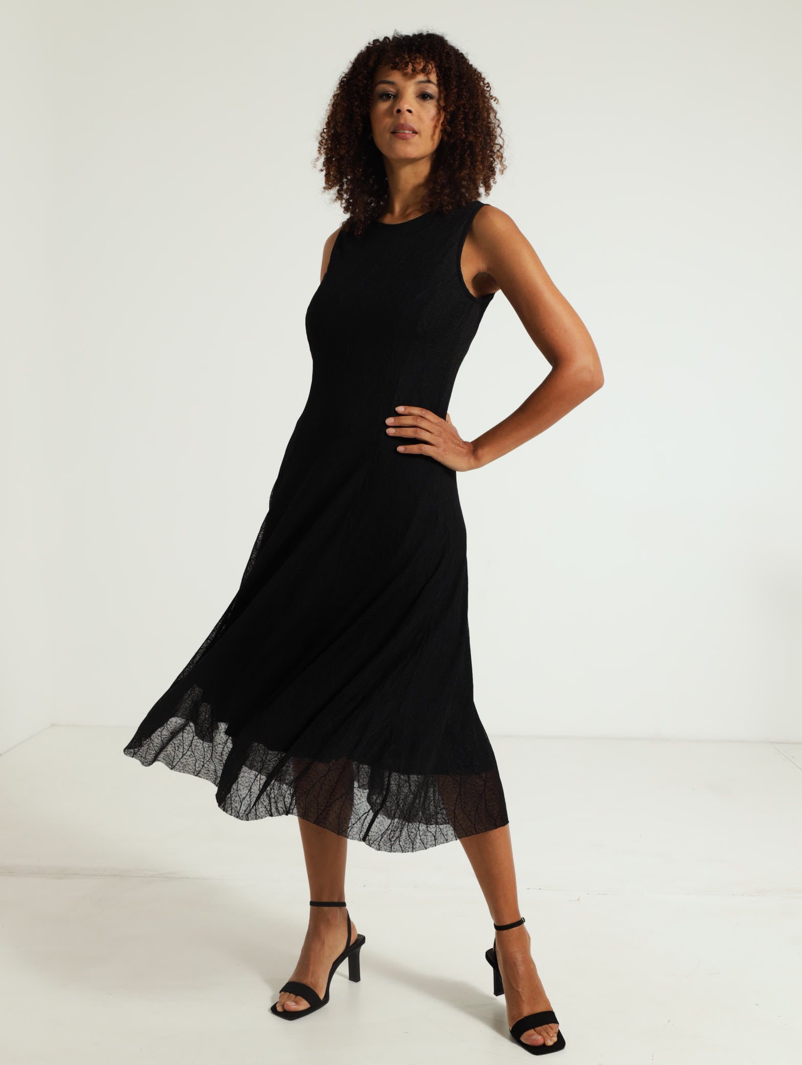 Lace Maxi Dress - Black – Edgars Namibia