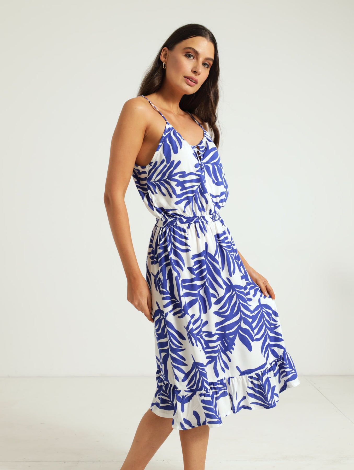 Strappy Waisted Mini Dress Cobalt Edgars Namibia