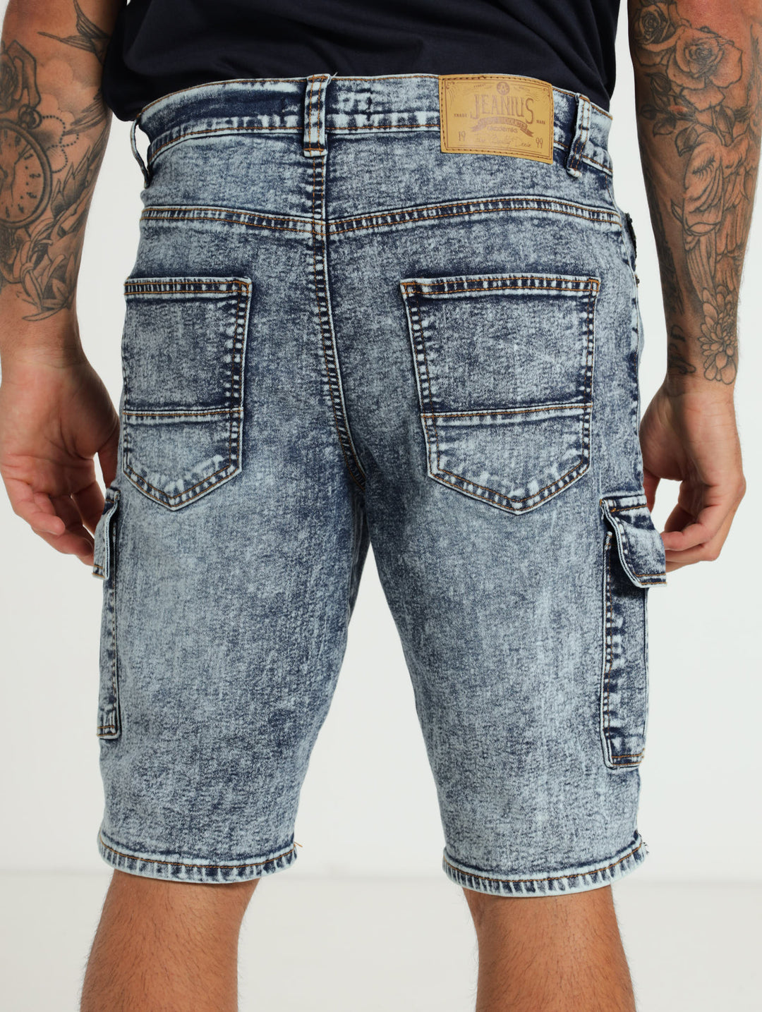 Denim Cargo Shorts - Blue – Edgars Namibia