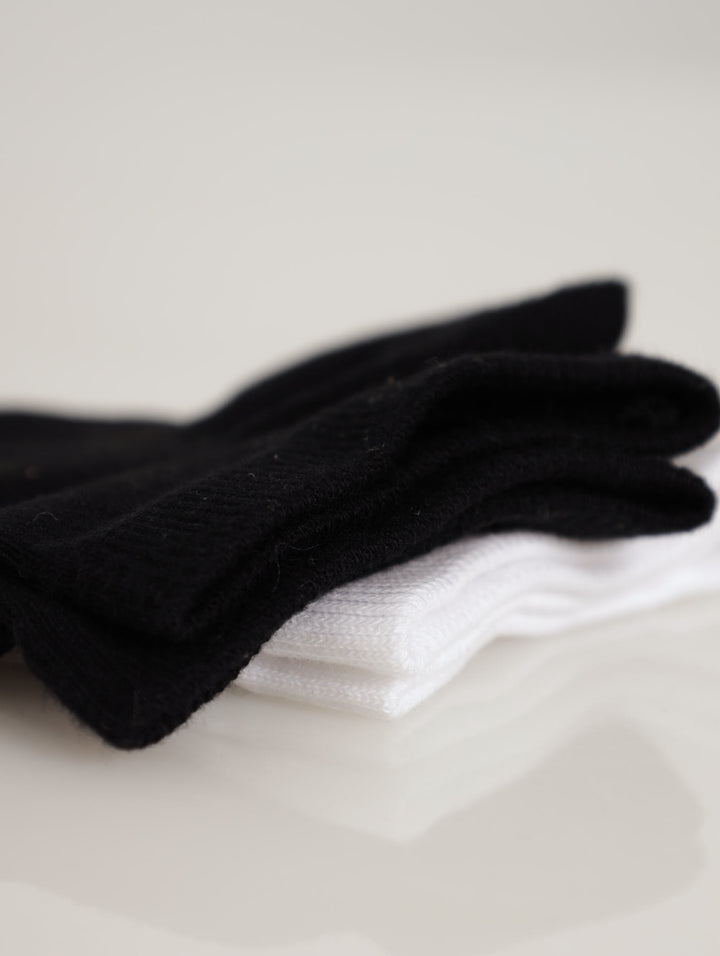 Men's 2 Pack Foot Protector Secret Sock Black/White Edgars Namibia