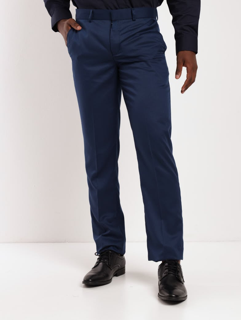 Mens Basic Formal Trousers Navy Edgars Namibia