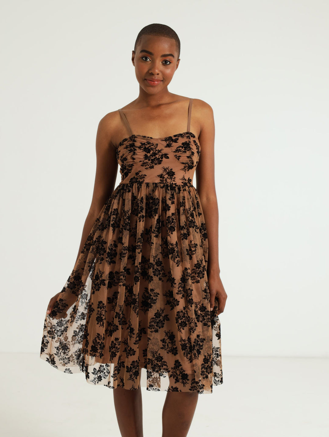 Floral Flocked Corset Top Prom Dress Edgars Namibia