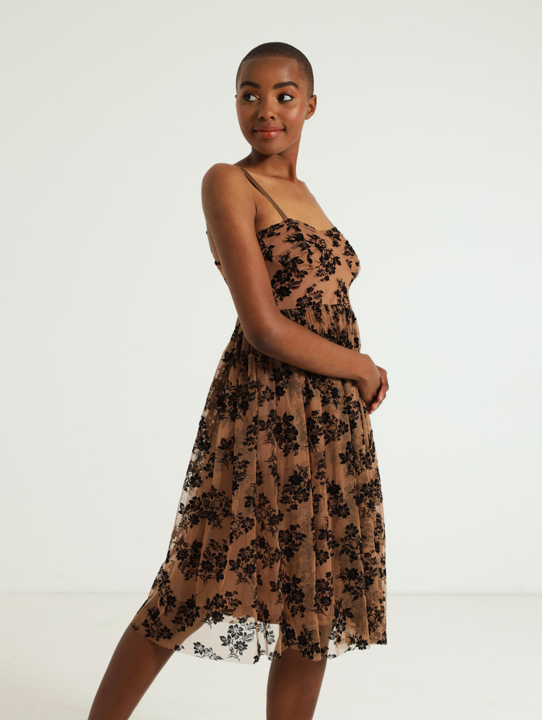 Floral Flocked Corset Top Prom Dress Edgars Namibia